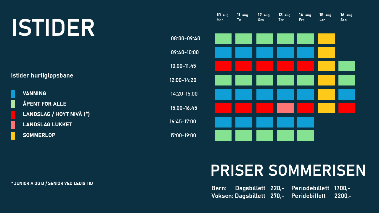 Sommeris Timeplan 2 ukeplan 2 oppdatert vanning med priser